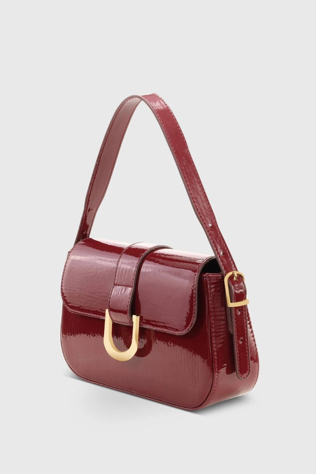 Çantë shpatullë, ngjyrë burgundy, Zoozie Bags, 263
