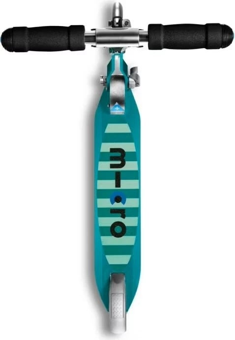 Skuter Micro Sprite LED, Petrol Stripe, për fëmijë, ngjyrë turkuaz