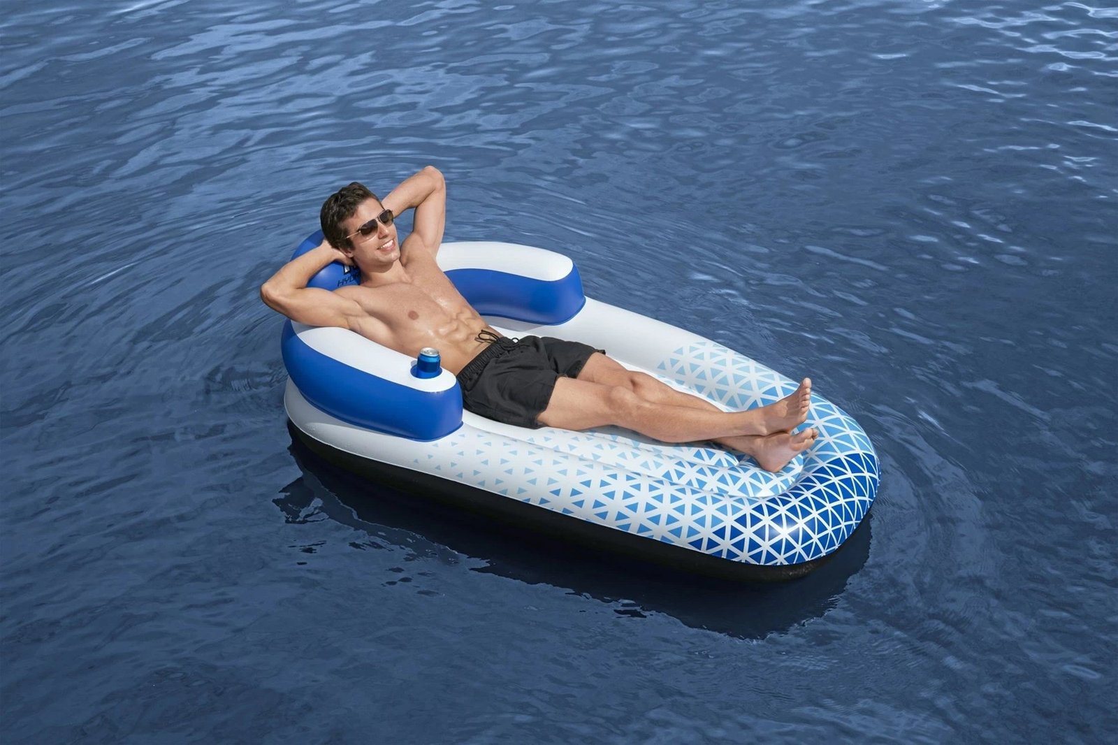 Dyshek uji Bestway Hydro-Force Indigo Wave Pool Lounge 1.83 m, Blu Dyshek uji Bestway Hydro-Force Indigo Wave Pool Lounge 1.83 m, Blu
