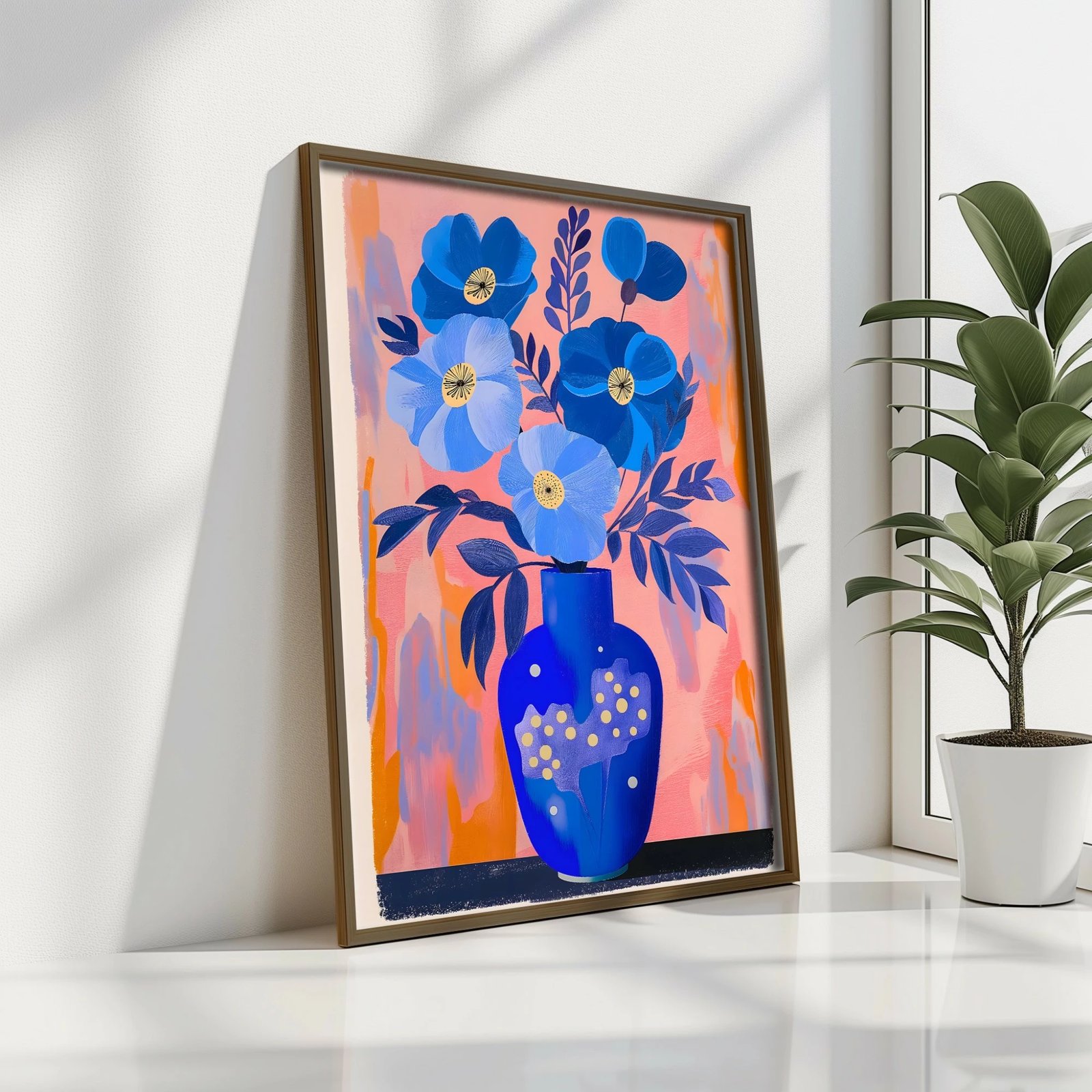 Pikturë dekorative me kornizë MDF, Wallity, GE215-L