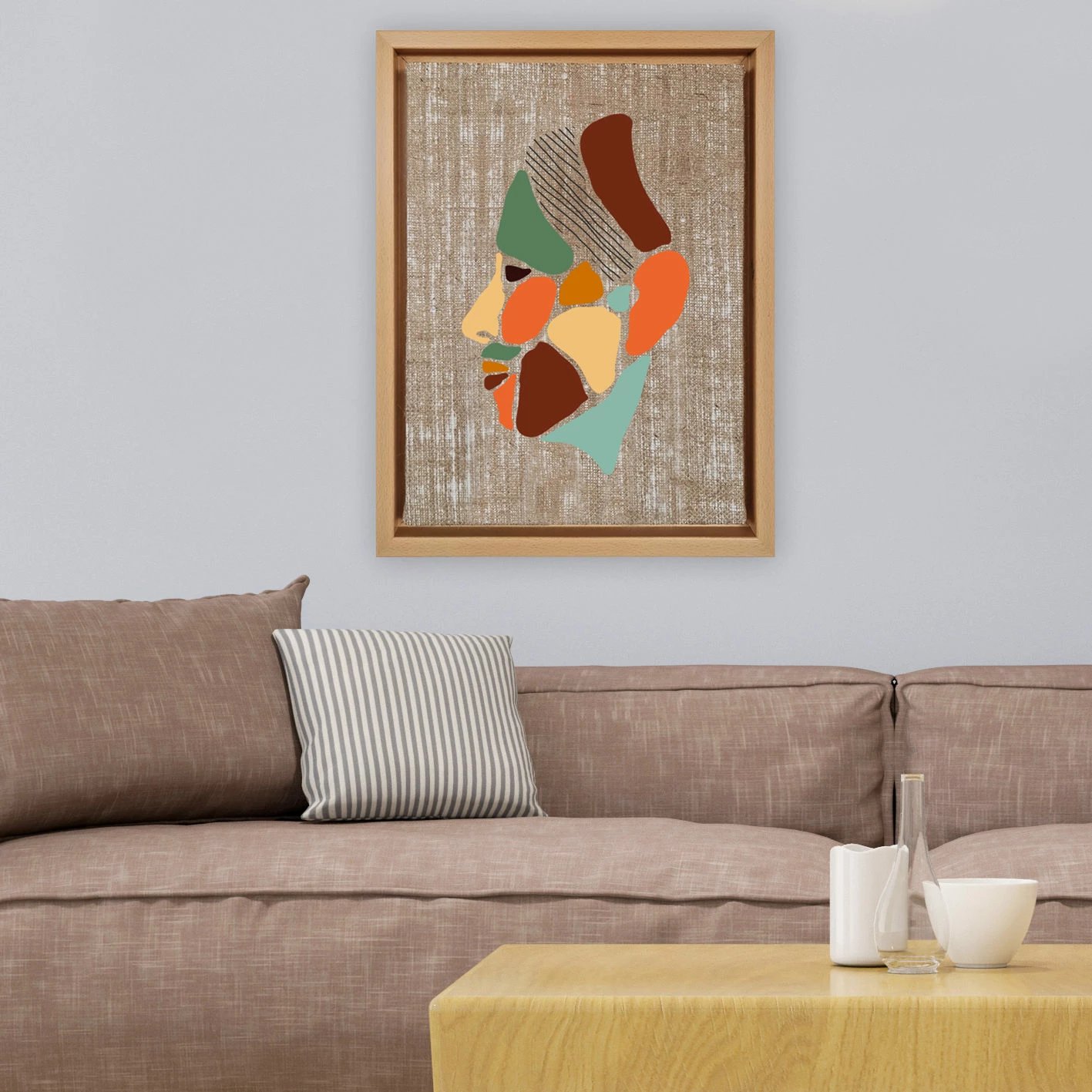 Pikturë dekorative në kanavacë, shumëngjyrëshe, Wallity, LNJ419278570112 - 96136, 96x136cm