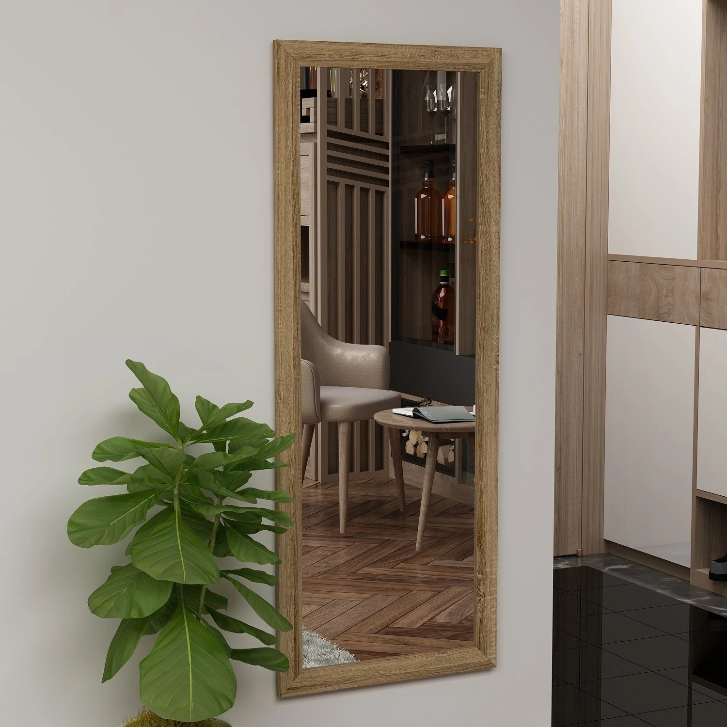 Pasqyrë Hanah Home Sonny, ngjyrë natyrale