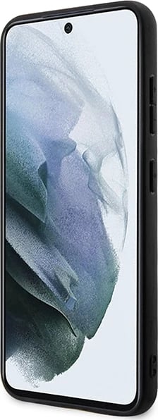 Mbështjellës BMW Leather Carbon për Samsung Galaxy S23+, i zi