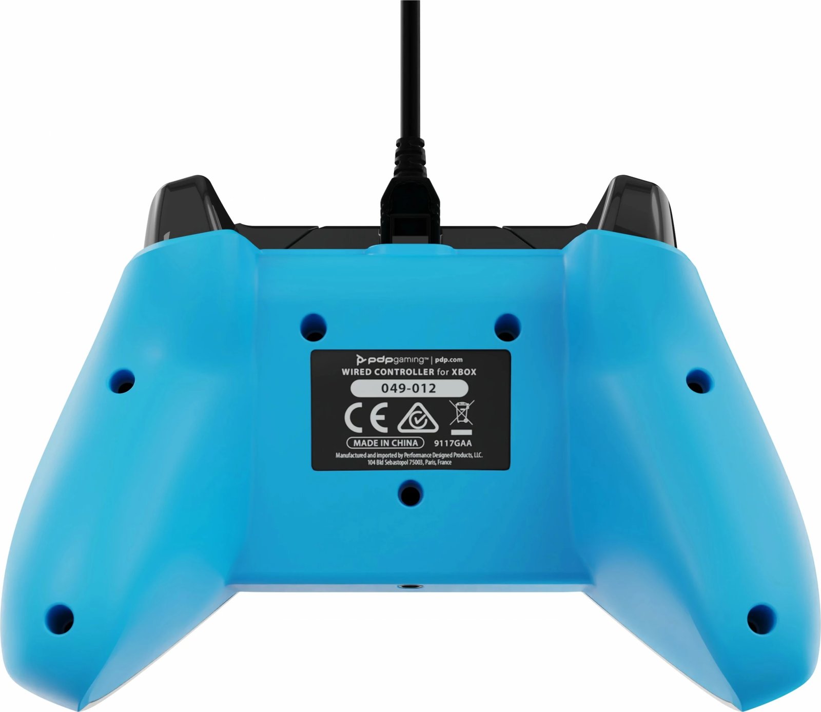 Gamepad PDP Ion White, Xbox Series X|S, Xbox One, PC, kabllo USB, ngjyrë bardhë e kaltër