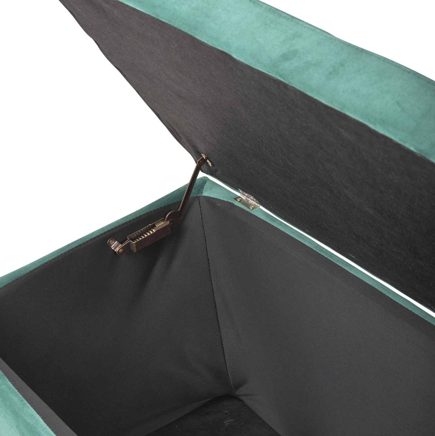 Karrige për bar me sandëk PUNK, ngjyrë jeshile selvi, FH279.13, 90x50x52H cm