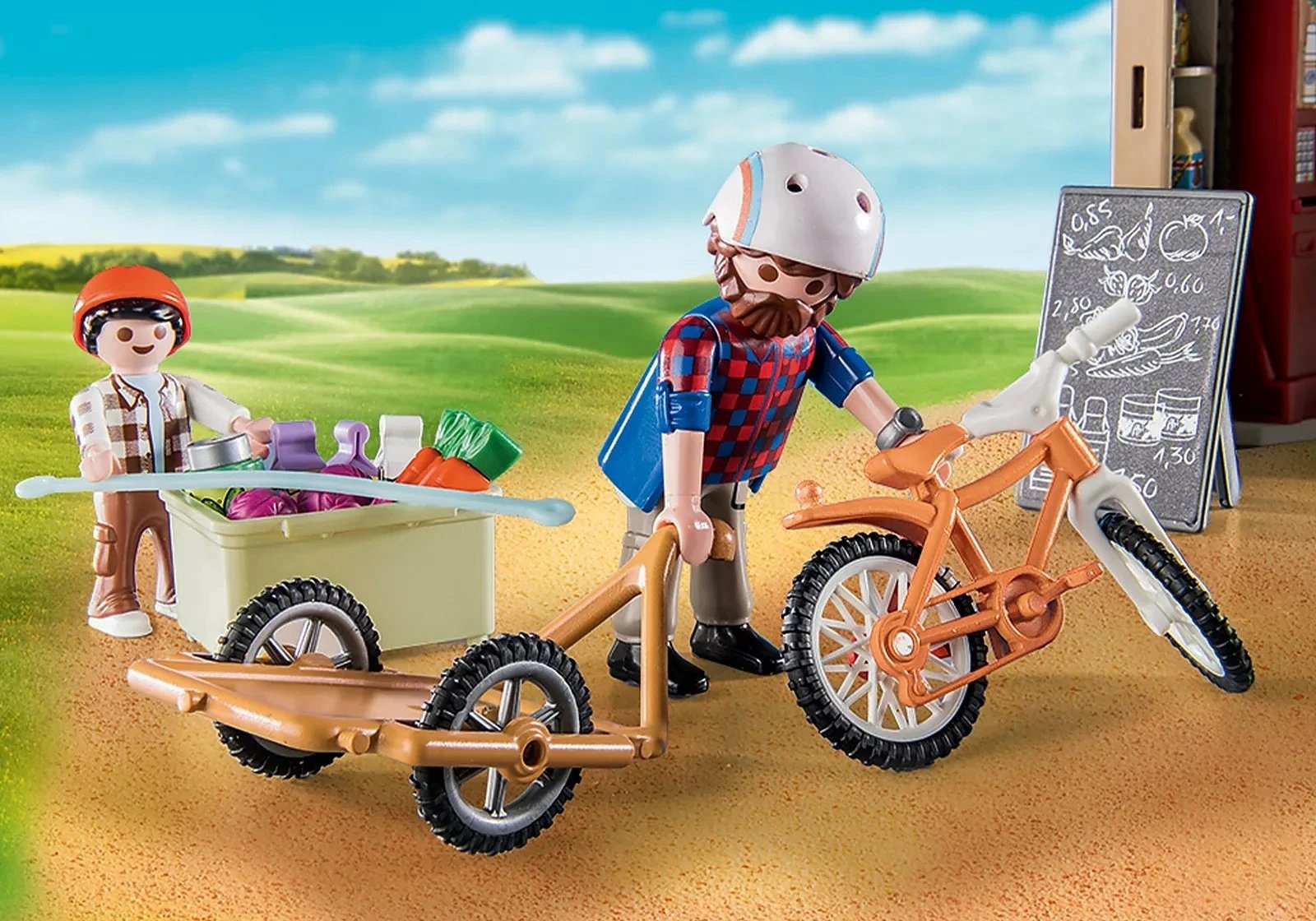 Set lodrash Playmobil Country 71250, Dyqan rural 24/7, 83 pjesë
