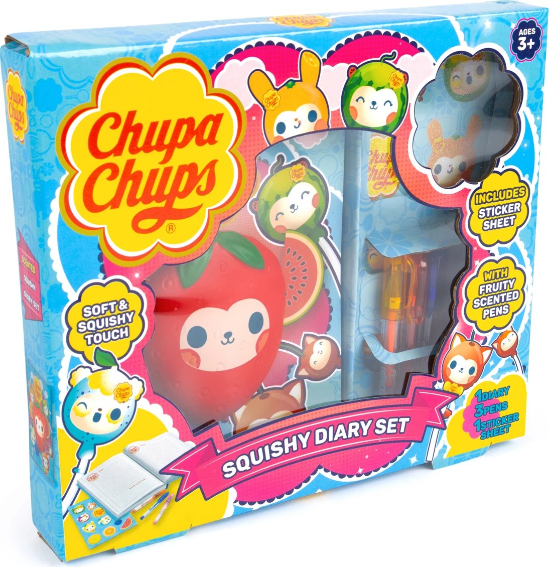 Chupa Chups Squishy Diary Set
