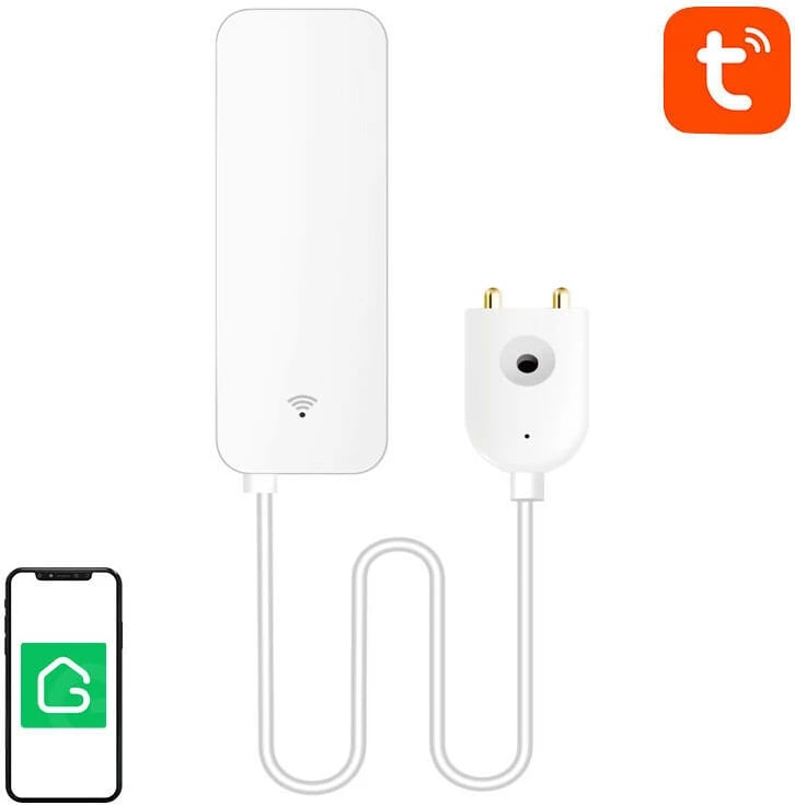 Sensor uji i mençur Gosund S5, Wi-Fi, Tuya Smart Life, i bardhë
