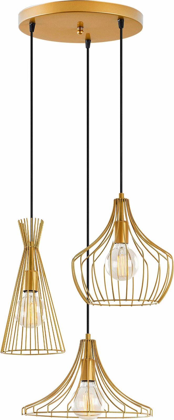 Llambë tavani Opviq Mezopotamya, ngjyrë ari, N-1299