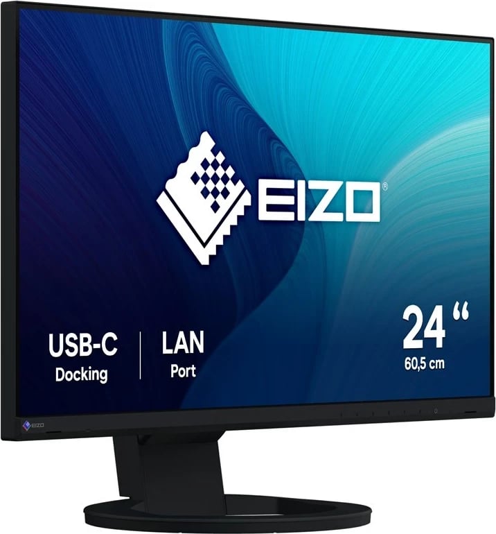 Monitor EIZO FlexScan EV2490-BK, 23.8", Full HD, IPS, USB-C, i zi