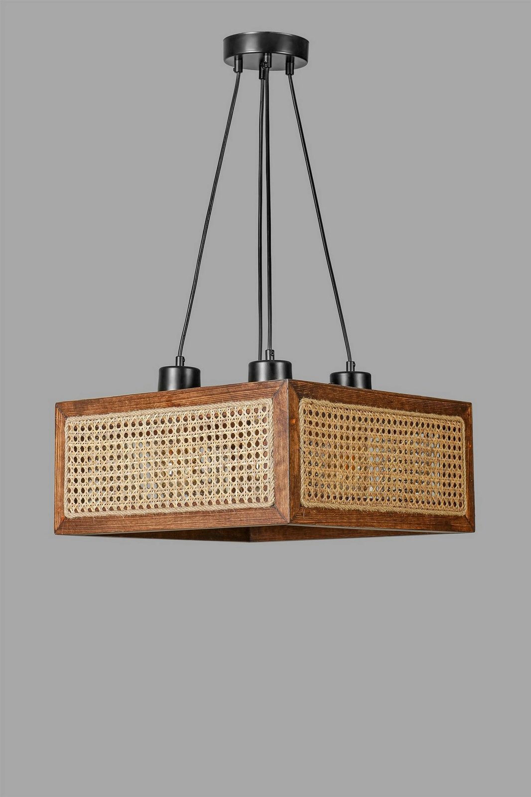 Llambë tavani Opviq, dru bredhi, kapak ratan, 8700-8