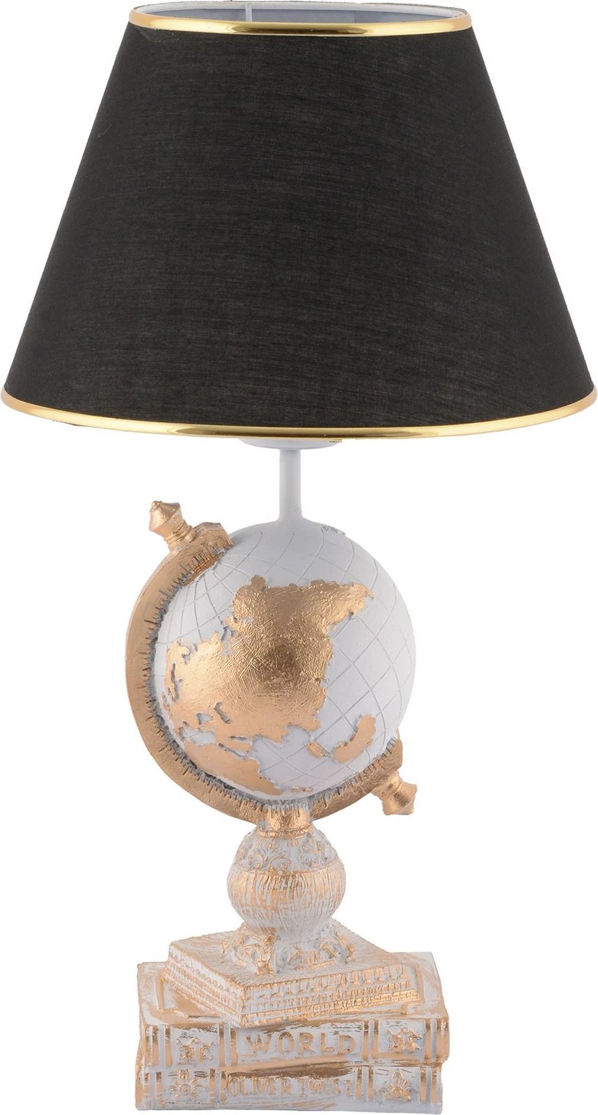 Llambë tavoline Opviq, World, e zezë, e bardhë
