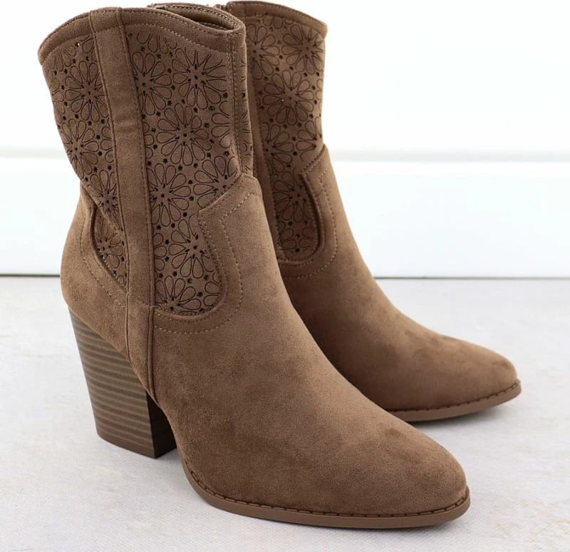 Çizme cowboy për femra S.Barski HY52-514, kafe