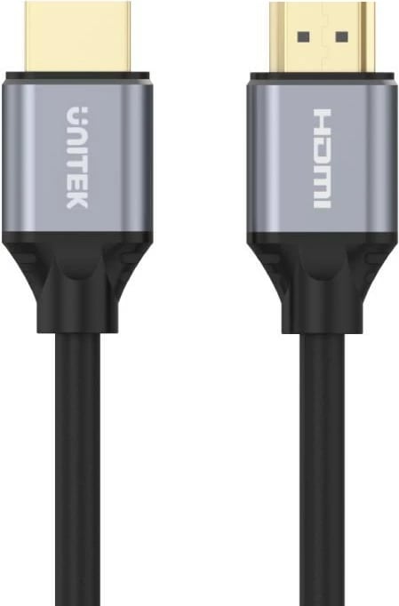 Kabllo HDMI Unitek, 2m, e zezë / hiri