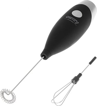 Rrahës qumështi Adler CR 4501 me rrahëse inoksi, me rrahëse veze dhe qëndrim, me bateri, zi/gri