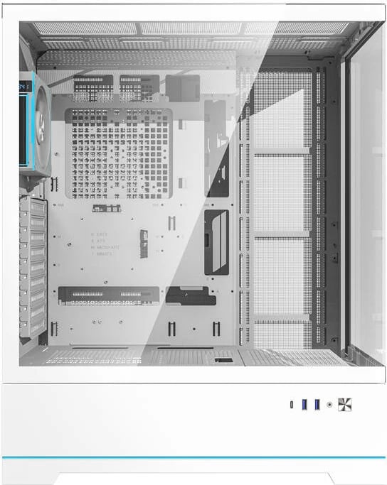 Kasë Darkflash DY451L PRO, Big Tower, ARGB, 1 ventilator, e bardhë