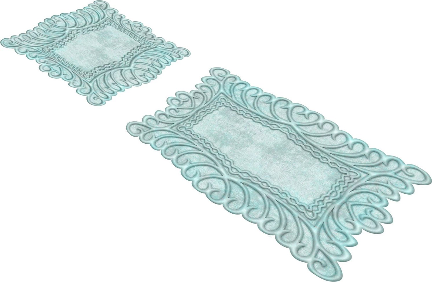 Set tapetash për banjo, ngjyrë kaltër, Mijolnir, 21016115Mv, 2 copë