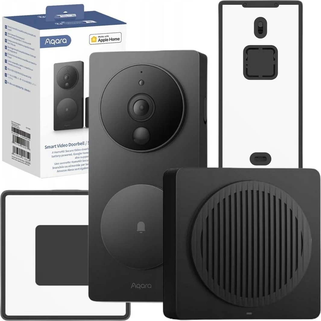 Zile dere me video Aqara SVD-C03, WiFi, Homekit, E zezë
