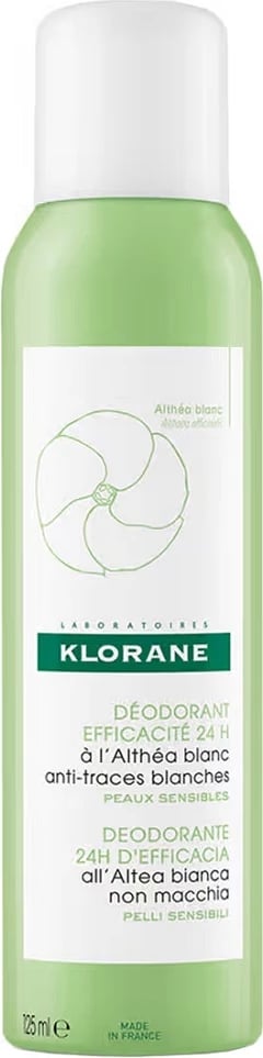 Deodorant sprej për femra Klorane Althea Blanc 125ml