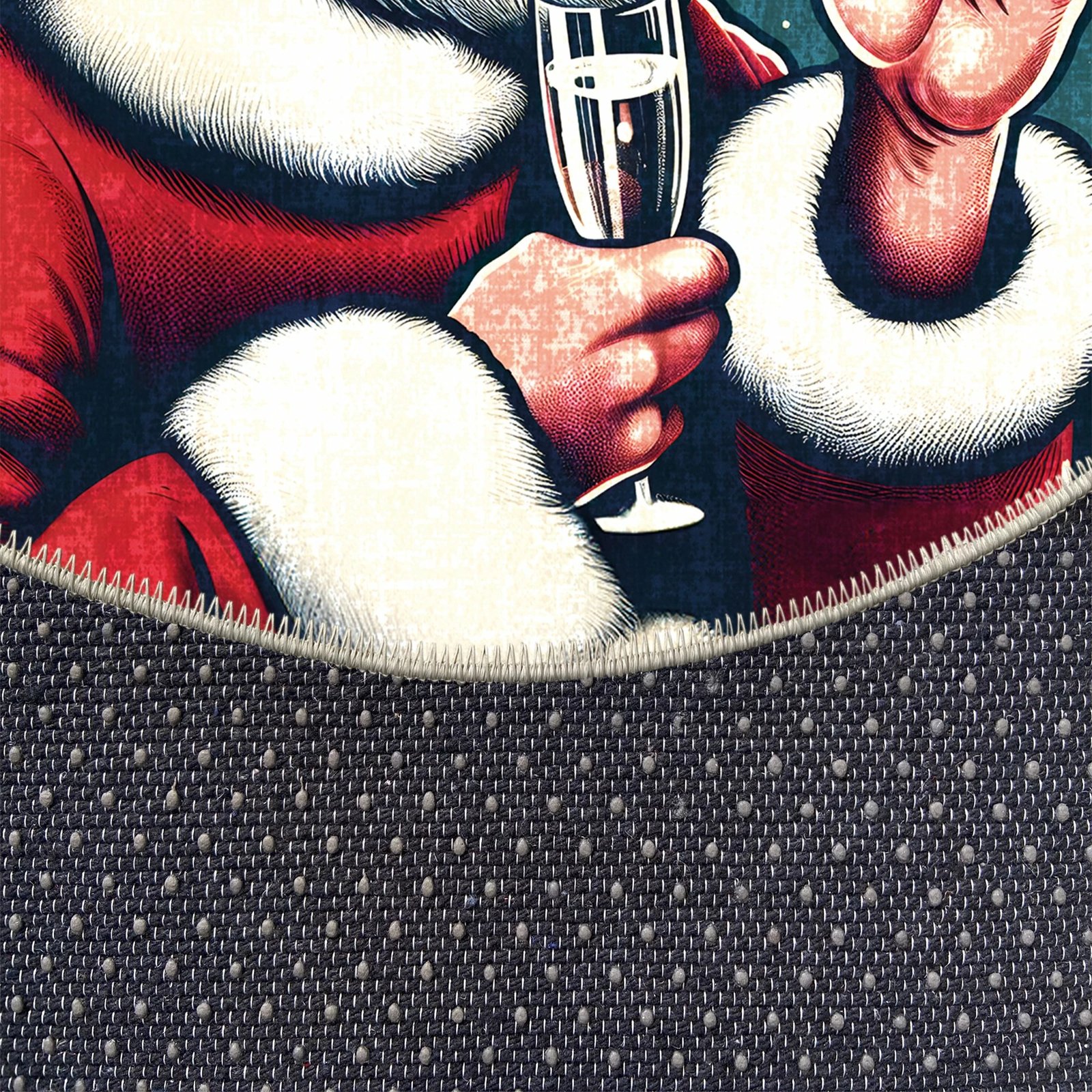 Qilim i rrumbullakët, shumëngjyrësh, Conceptum Hypnose, Woobtny0517, 70x70cm