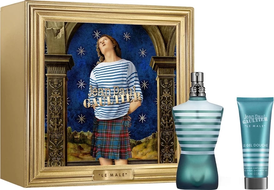 Eau de Toilette për meshkuj Jean Paul Gaultier Le Male, 125ml + Shower Gel 75ml
