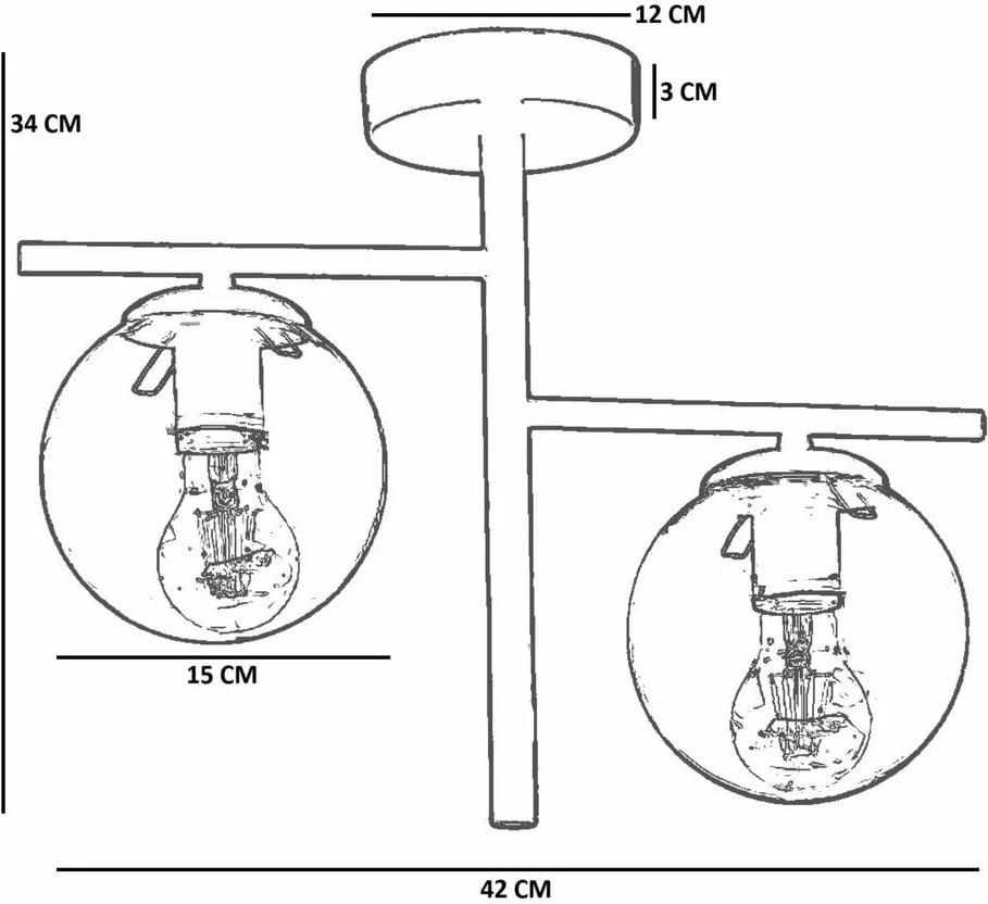 Llambë tavani Opviq, 9006-1, ngjyrë mjaltë dhe ari Llambë tavani Opviq, 9006-1, ngjyrë mjaltë dhe ari