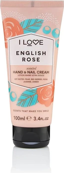 Krem për duar dhe thonj I Love English Rose 100ml për femra