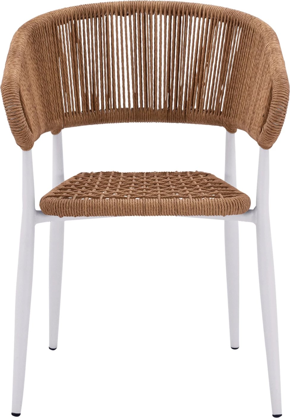 Karrige alumini EULO FH5783.12, ngjyrë e bardhë, ratan sintetik, 55,5x63,5x78H cm