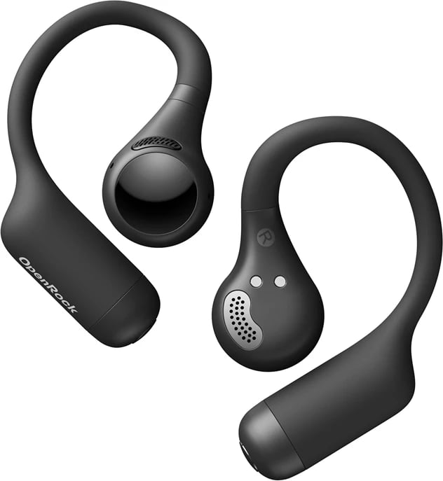 Kufje pa tela OneOdio OpenRock S2, Bluetooth 6.0 me LDAC Hi-Res Audio, ANC, 8h + kuti 32h, IPX5, të zeza