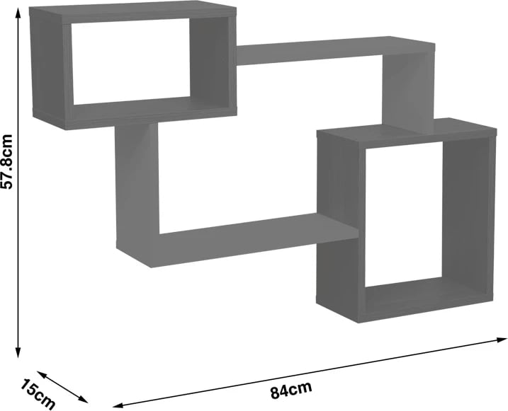 Raft muri Beldra, pamje natyrale dhe mermeri, 84x15x57.8cm
