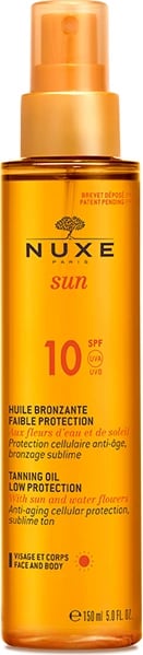 Vaj për rrezitje Nuxe Sun SPF10 unisex 150ml