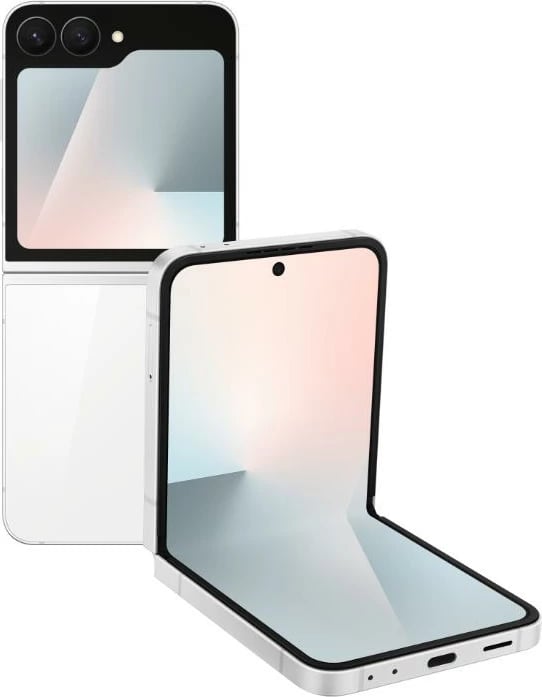 Celular Samsung Z Flip 7 FE 8GB 256GB i bardhë