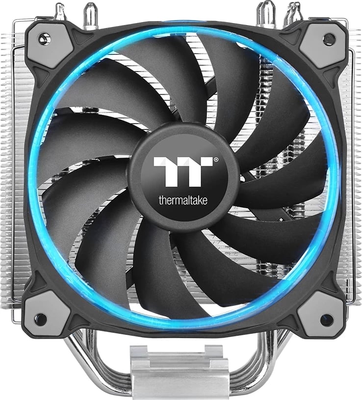 Cooler procesori Thermaltake Riing Silent 12 RGB Sync Edition, 120mm, RGB, i zi/metallic