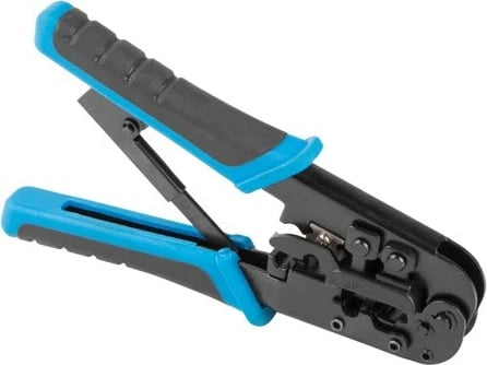 Mjet shtrëngues kabllor Lanberg  NT-0201, i zi/kaltër
