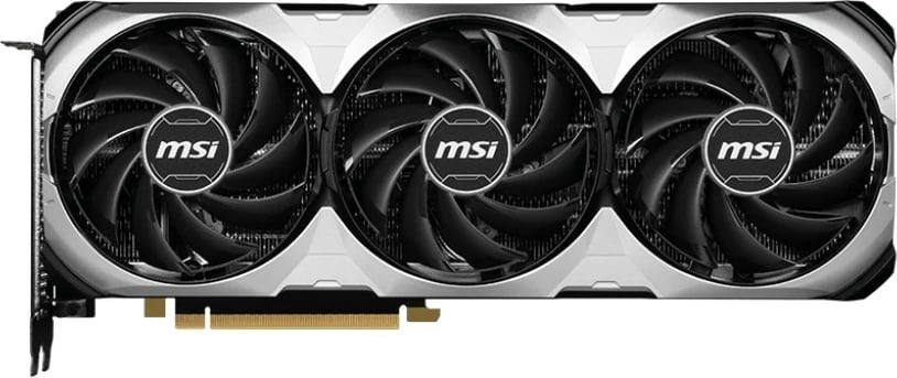 Kartelë grafike MSI VENTUS GeForce RTX 4070 Ti SUPER 16G 3X OC, 16 GB, GDDR6X, PCI Express 4.0, e zezë/argjend