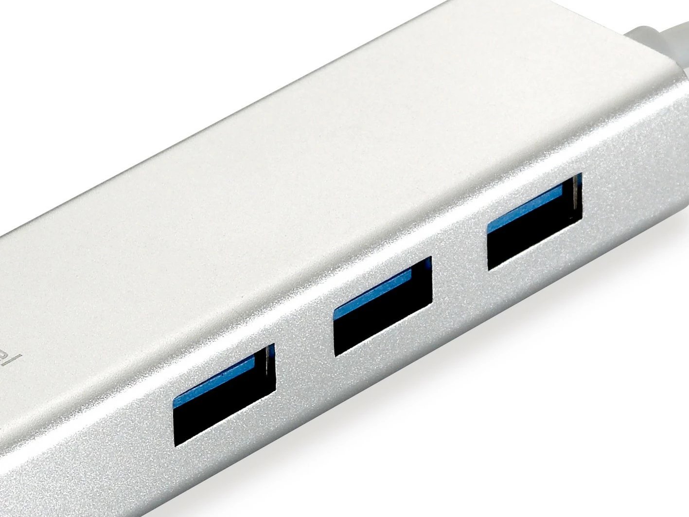 Adapter USB rrjeti LevelOne, Hub USB, Ethernet, 1000 Mbit/s, Argjendtë, Bardhë