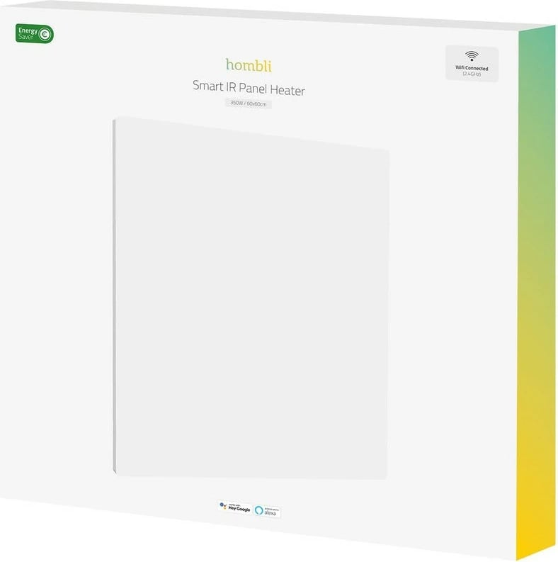 Panel ngrohës smart Hombli 2024, 350W, e bardhë
