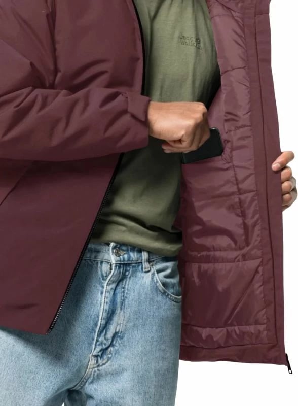 Jakne për meshkuj Jack Wolfskin, e kuqe