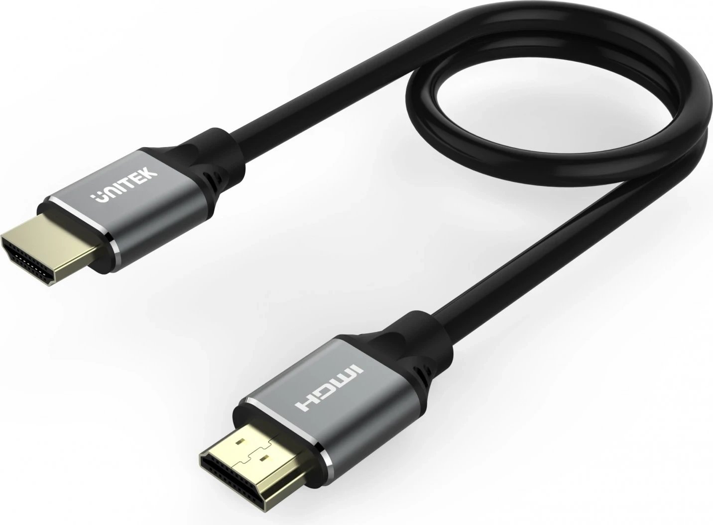 Kabllo HDMI Unitek, e zezë-argjendtë