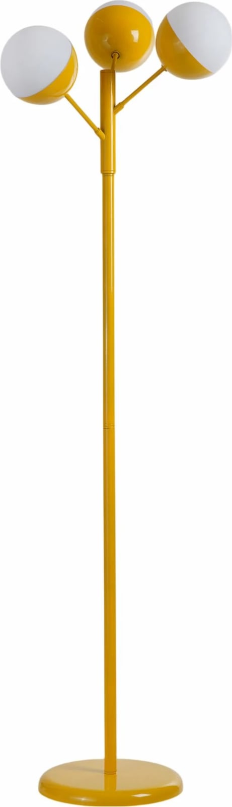 Llambë dyshemeje Opviq, 8948-7, ngjyrë e bardhë dhe mustard