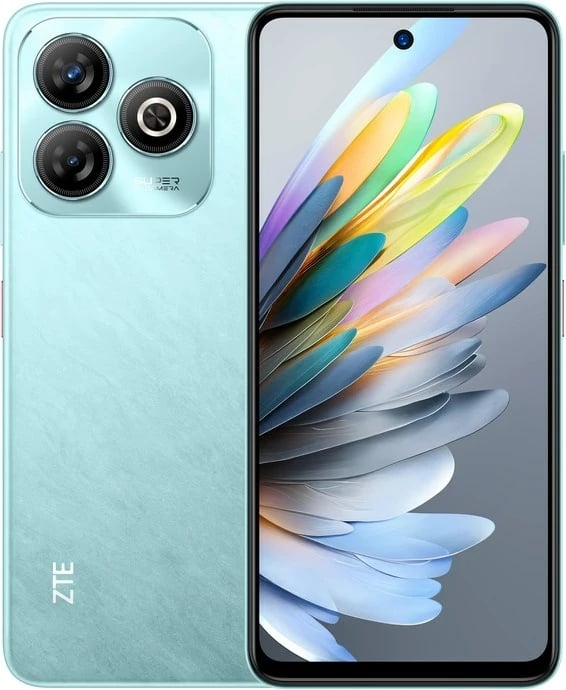 Celular ZTE Blade A75, 6.6", 4 GB RAM, 128 GB, 5000 mAh, i gjelbërt