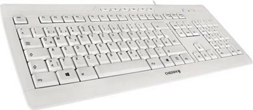 Tastierë Cherry STREAM 3.0, Full-size, Wired, USB, QWERTY, Gri