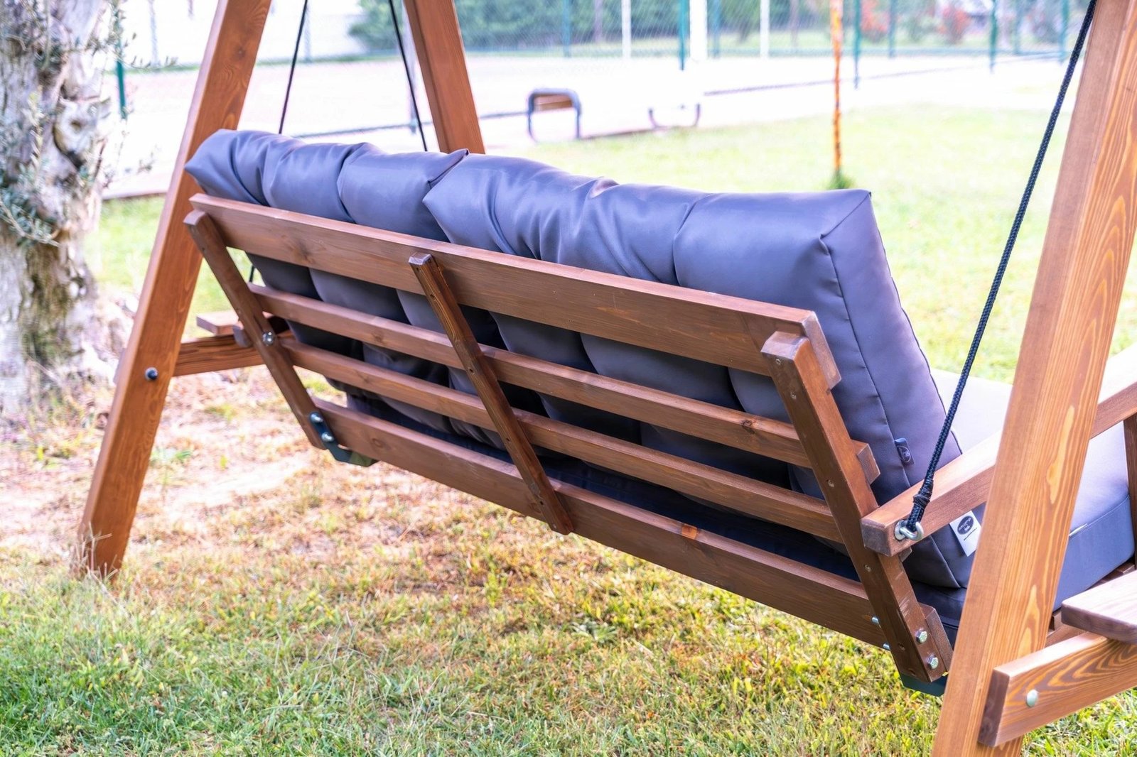 Karrige lëkundëse dyshe për kopsht, ngjyrë antracit, Skye Decor, Pera 2000