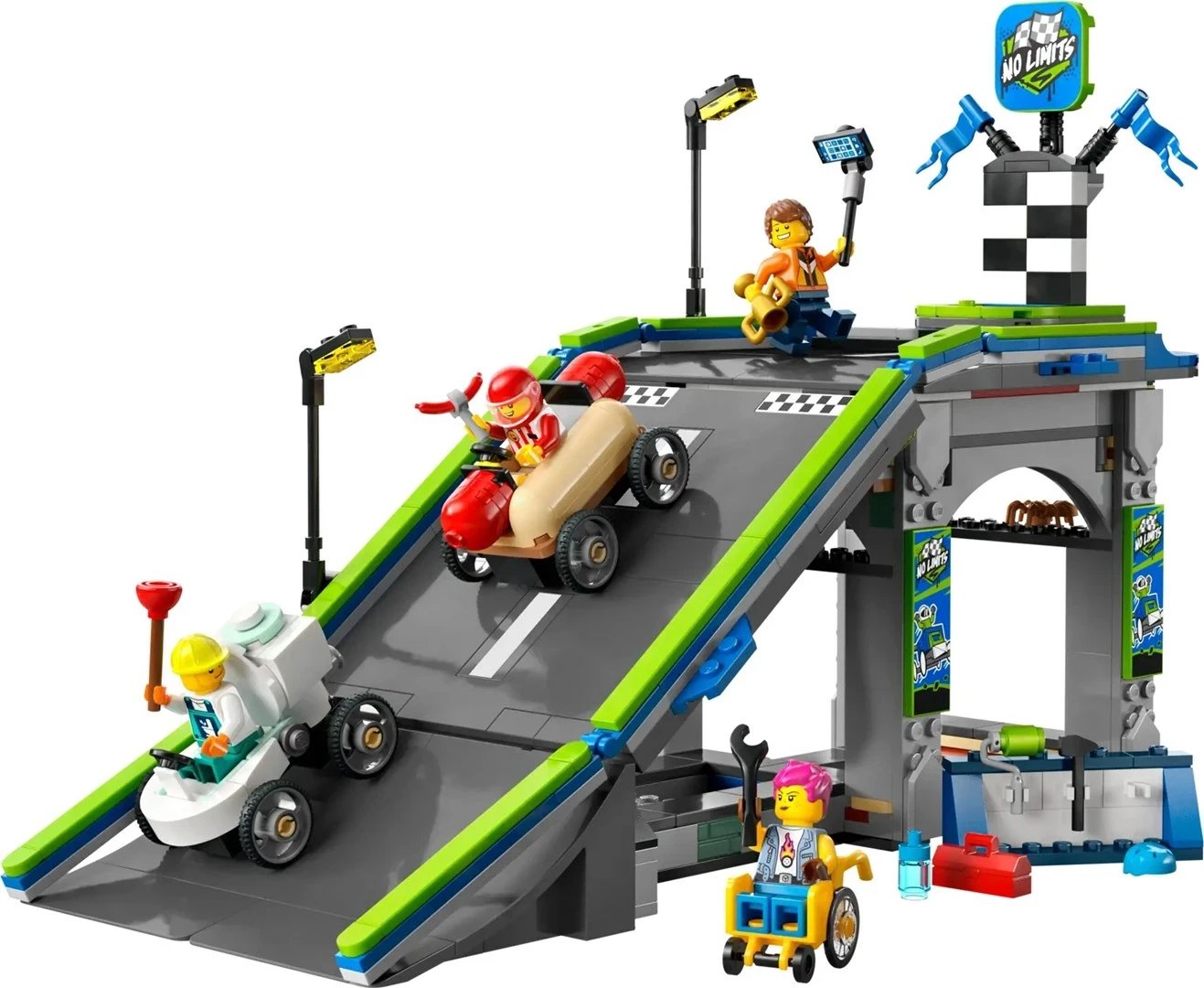 Set LEGO City 60460 No Limits: Race Car Ramp Truck
