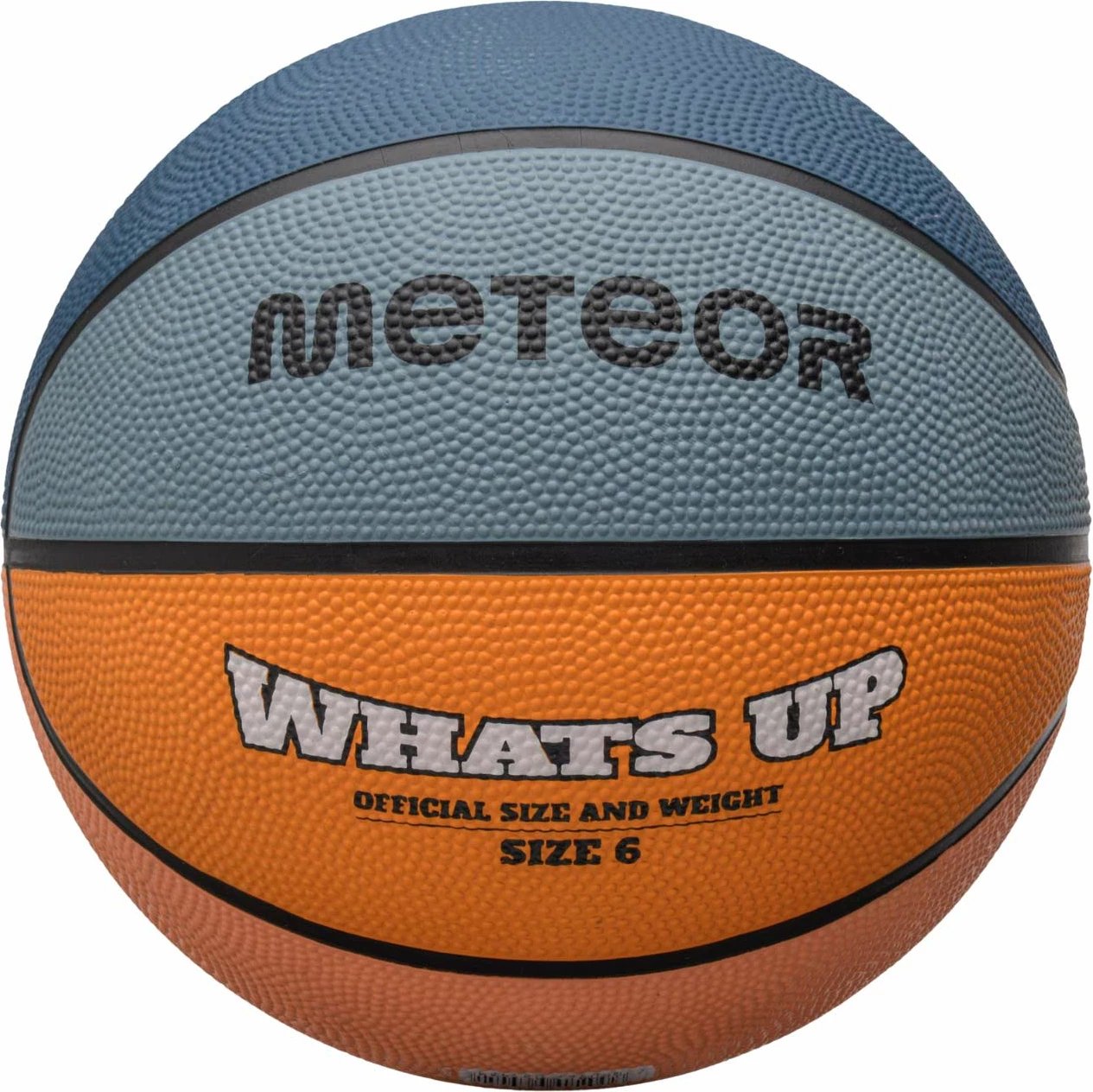 Top basketbolli Meteor, unisex, blu-portokalli