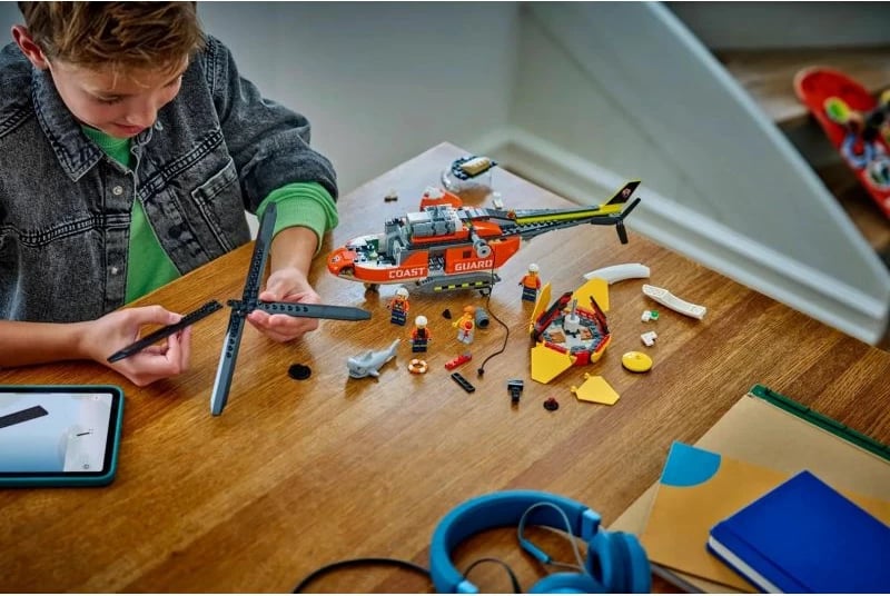 Lego set City për fëmijë, Coast Guard Helicopter