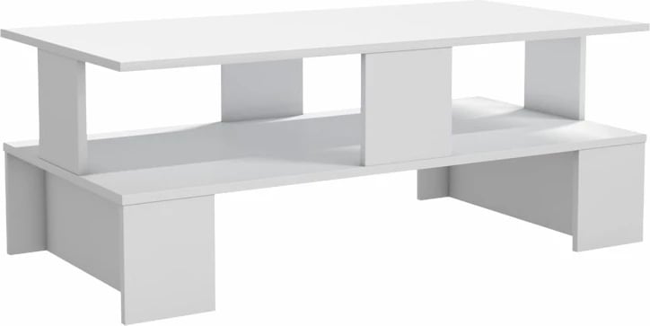 Tavolinë kafeje Olly e bardhë 120x60x47cm