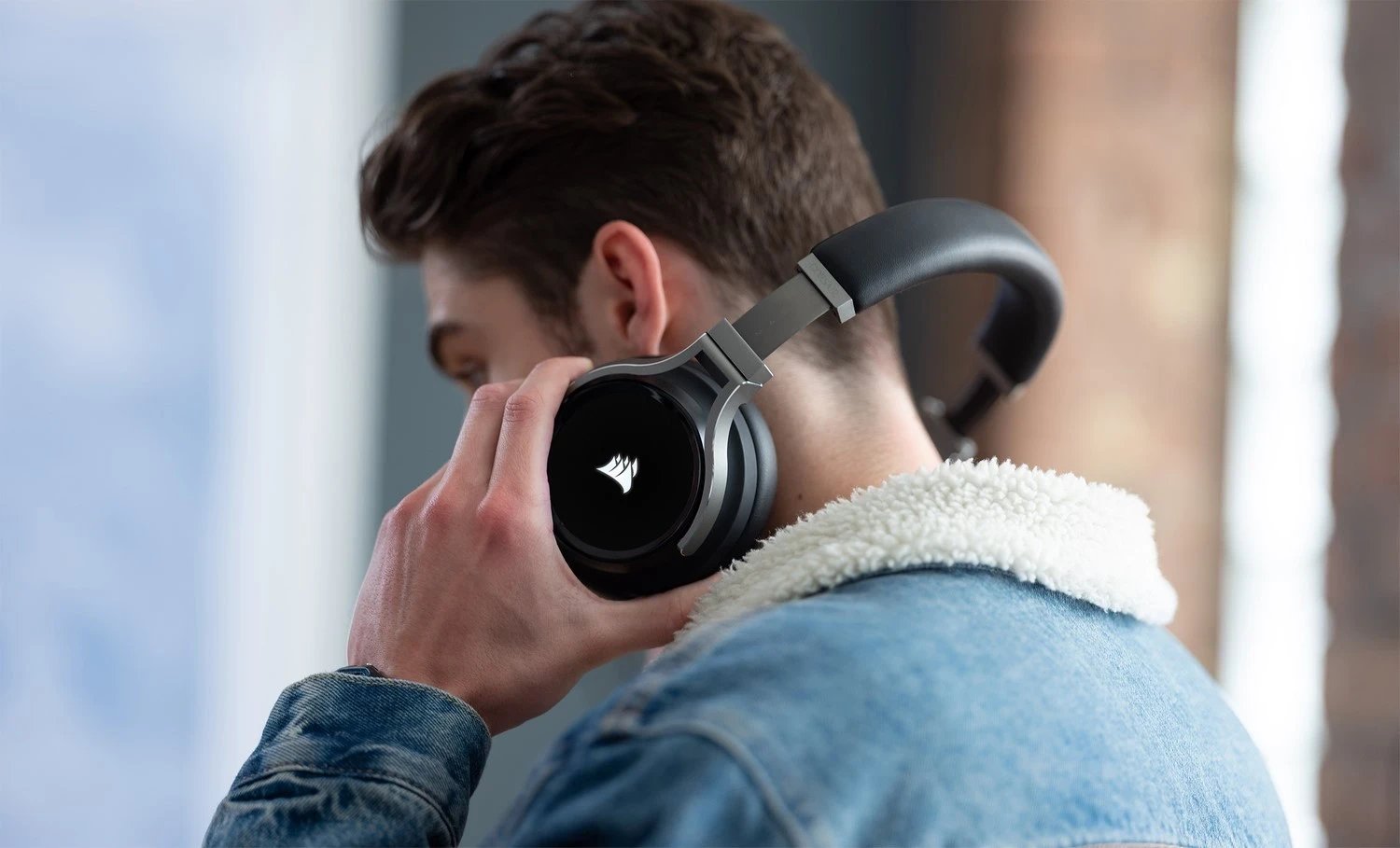 Kufje Corsair Gaming Virtuoz Carbon, të zeza