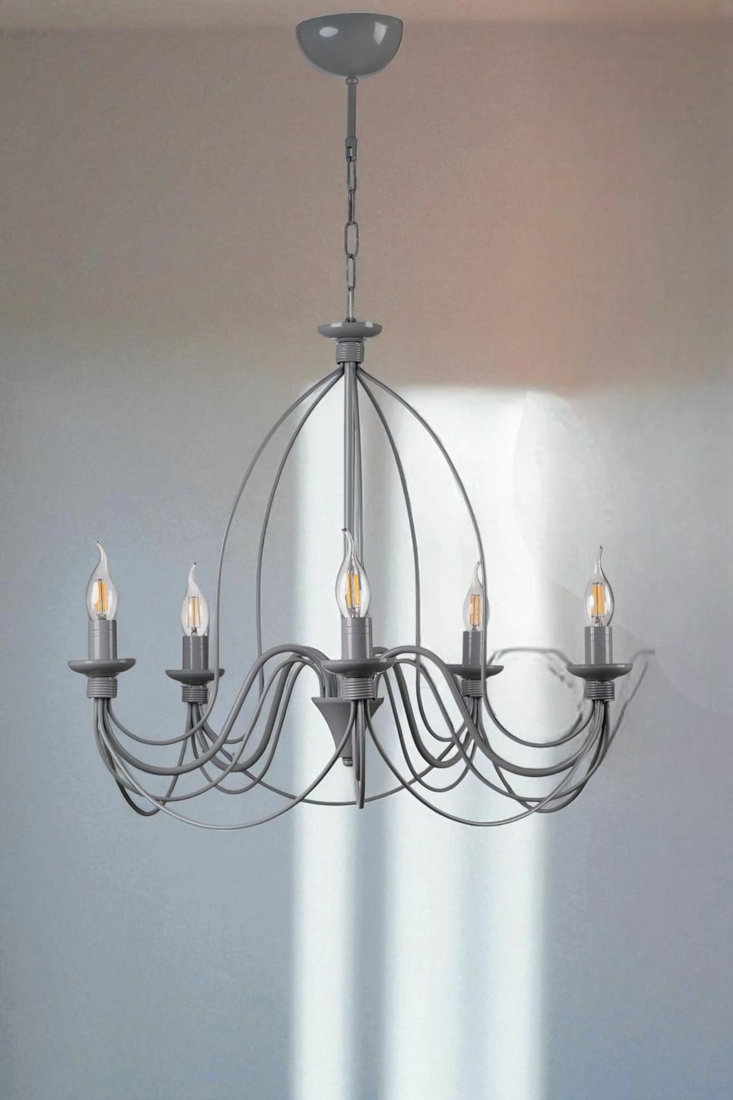 Llambadar Opviq, 8991-5, ngjyrë gri