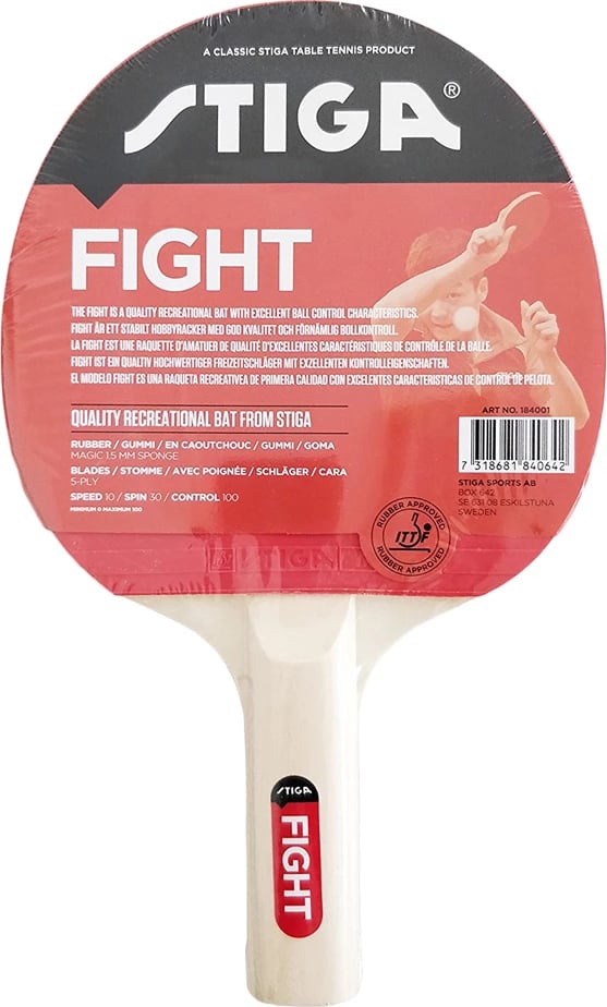 Reket ping pong STIGA për meshkuj, i kuq